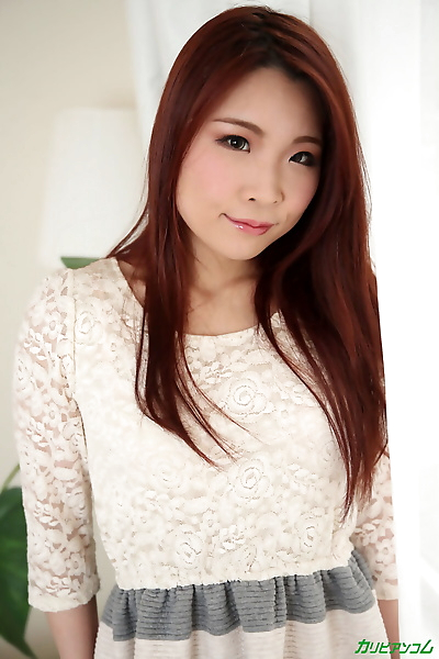 Asian redhead Reika Seto..